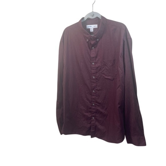 Old Navy Button Down Shirt -‎ Long Sleeve Slim Fit Casual Top XXXL - Picture 1 of 10